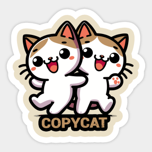 Copy Cat Sticker